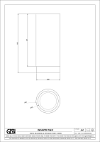 Gessi Incastri Стакан настольный, полимерный Resin, цвет: copper PVD 75431#030