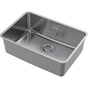Omoikiri Omi 53-U/I Ultra Mini-IN Кухонная мойка нержавеющая сталь 53х37 см, цвет: нержавеющая сталь 4997405