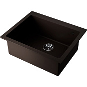 Omoikiri Bosen 61A-MO Кухонная мойка Artceramic 61х50 см, встраиваемая сверху, цвет: мокко 4997198