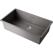 Omoikiri Kata 74-U-GR Кухонная мойка Artgranit 74х42 см, встраиваемая снизу, цвет: leningrad grey 4997566