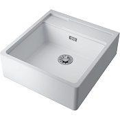 Omoikiri Kinokawa 90-WH Кухонная мойка Artceramic 60х63,5 см, фронтальная, цвет: белый 4997463