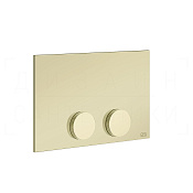 Gessi Anello Кнопка смыва для инсталляции Tece, 2 режима, латунь, цвет: brass PVD 54629#710