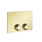 Gessi Venti20 Кнопка смыва для инсталляции Tece, 2 режима, латунь, цвет: gold PVD 54657#246