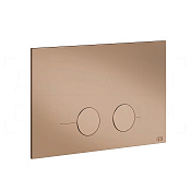 Gessi Total Look Кнопка смыва для инсталляции Geberit, 2 режима, латунь, цвет: copper PVD 54611#030