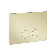 Gessi Total Look Кнопка смыва для инсталляции Geberit, 2 режима, латунь, цвет: brass PVD 54611#710