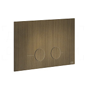 Gessi Total Look Кнопка смыва для инсталляции Geberit, 2 режима, латунь, цвет: antique brass 54611#713