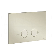 Gessi Total Look Кнопка смыва для инсталляции Geberit, 2 режима, латунь, цвет: nickel PVD 54611#720