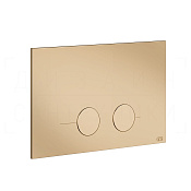 Gessi Total Look Кнопка смыва для инсталляции Geberit, 2 режима, латунь, цвет: warm bronze PVD 54611#735