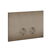 Gessi Total Look Кнопка смыва для инстал. Geberit, 2 реж., латунь, цвет: coffee bronze brushed PVD 54611#761