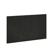 Gessi Total Look Кнопка смыва для инсталляции Viega, 2 режима, латунь, цвет: aged bronze 54613#187