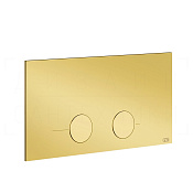 Gessi Total Look Кнопка смыва для инсталляции Viega, 2 режима, латунь, цвет: gold PVD 54613#246