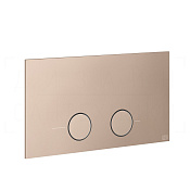 Gessi Total Look Кнопка смыва для инсталляции Viega, 2 режима, латунь, цвет: matte cipria 54613#275