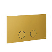 Gessi Total Look Кнопка смыва для инсталляции Viega, 2 режима, латунь, цвет: matte ocra 54613#280