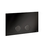 Gessi Total Look Кнопка смыва для инсталляции Viega, 2 режима, латунь, цвет: black metal PVD 54613#706