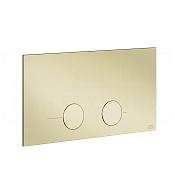 Gessi Total Look Кнопка смыва для инсталляции Viega, 2 режима, латунь, цвет: brass PVD 54613#710