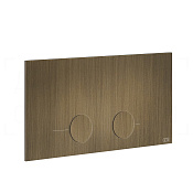Gessi Total Look Кнопка смыва для инсталляции Viega, 2 режима, латунь, цвет: antique brass 54613#713