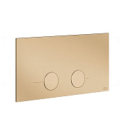 Gessi Total Look Кнопка смыва для инсталляции Viega, 2 режима, латунь, цвет: warm bronze PVD 54613#735