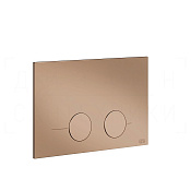 Gessi Total Look Кнопка смыва для инсталляции Geberit, 2 режима, латунь, цвет: copper PVD 54615#030