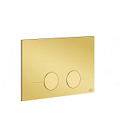 Gessi Total Look Кнопка смыва для инсталляции Geberit, 2 режима, латунь, цвет: gold PVD 54615#246