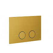 Gessi Total Look Кнопка смыва для инсталляции Geberit, 2 режима, латунь, цвет: matte ocra 54615#280
