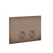 Gessi Total Look Кнопка смыва для инсталляции Geberit, 2 режима, латунь, цвет: copper brushed PVD 54615#708