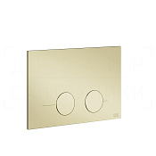 Gessi Total Look Кнопка смыва для инсталляции Geberit, 2 режима, латунь, цвет: brass PVD 54615#710