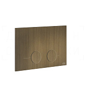 Gessi Total Look Кнопка смыва для инсталляции Geberit, 2 режима, латунь, цвет: antique brass 54615#713