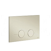 Gessi Total Look Кнопка смыва для инсталляции Geberit, 2 режима, латунь, цвет: nickel PVD 54615#720