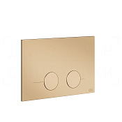 Gessi Total Look Кнопка смыва для инсталляции Geberit, 2 режима, латунь, цвет: warm bronze PVD 54615#735