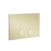 Gessi Total Look Кнопка смыва для инсталляции Tece, 2 режима, латунь, цвет: brass PVD 54617#710