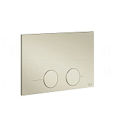 Gessi Total Look Кнопка смыва для инсталляции Tece, 2 режима, латунь, цвет: nickel PVD 54617#720