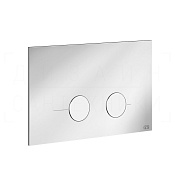 Gessi Total Look Кнопка смыва для инсталляции Sanit и Villeroy&Boch, 2 режима, латунь, цвет: chrome 54619#031
