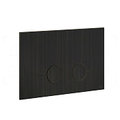 Gessi Total Look Кнопка смыва для инсталляции Sanit и Villeroy&Boch, 2 режима, цвет: aged bronze 54619#187