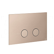 Gessi Total Look Кнопка смыва для инстал. Sanit и Villeroy&Boch, 2 реж., латунь, цвет: matte cipria 54619#275