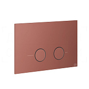 Gessi Total Look Кнопка смыва для инстал. Sanit и Villeroy&Boch, 2 реж., латунь, цвет: matte coral 54619#281