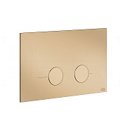 Gessi Total Look Кнопка смыва для инстал. Sanit и Villeroy&Boch, 2 реж., латунь, цвет: warm bronze 54619#735