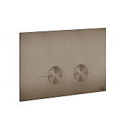Gessi Total Look Кнопка смыва для инстал. Sanit и Villeroy&Boch, 2 реж., цвет: coffee bronze brushed 54619#761