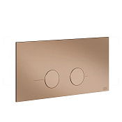 Gessi Total Look Кнопка смыва для инсталляции Viega, 2 режима, латунь, цвет: copper PVD 54621#030