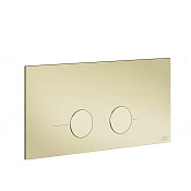 Gessi Total Look Кнопка смыва для инсталляции Viega, 2 режима, латунь, цвет: brass PVD 54621#710