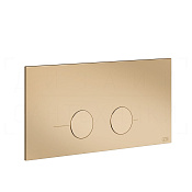 Gessi Total Look Кнопка смыва для инсталляции Viega, 2 режима, латунь, цвет: warm bronze PVD 54621#735