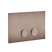 Gessi Anello Кнопка смыва для инсталляции Geberit, 2 режима, латунь, цвет: copper brushed PVD 54623#708