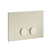 Gessi Anello Кнопка смыва для инсталляции Geberit, 2 режима, латунь, цвет: nickel PVD 54623#720
