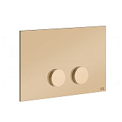 Gessi Anello Кнопка смыва для инсталляции Geberit, 2 режима, латунь, цвет: warm bronze PVD 54623#735