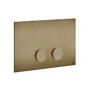 Gessi Anello Кнопка смыва для инсталляции Geberit, 2 режима, латунь, цвет: deep bronze brushed PVD 54623#791