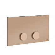 Gessi Anello Кнопка смыва для инсталляции Viega, 2 режима, латунь, цвет: copper PVD 54625#030