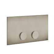 Gessi Anello Кнопка смыва для инсталляции Viega, 2 режима, латунь, цвет: finox brushed nickel 54625#149