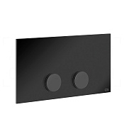 Gessi Anello Кнопка смыва для инсталляции Viega, 2 режима, латунь, цвет: black metal PVD 54625#706