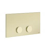 Gessi Anello Кнопка смыва для инсталляции Viega, 2 режима, латунь, цвет: brass PVD 54625#710