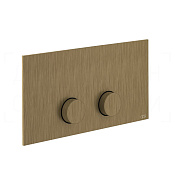 Gessi Anello Кнопка смыва для инсталляции Viega, 2 режима, латунь, цвет: antique brass 54625#713