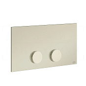 Gessi Anello Кнопка смыва для инсталляции Viega, 2 режима, латунь, цвет: nickel PVD 54625#720